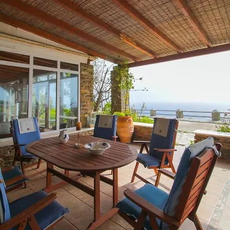 Blue Balcony/skyview In Tinos - 3br In Arnados