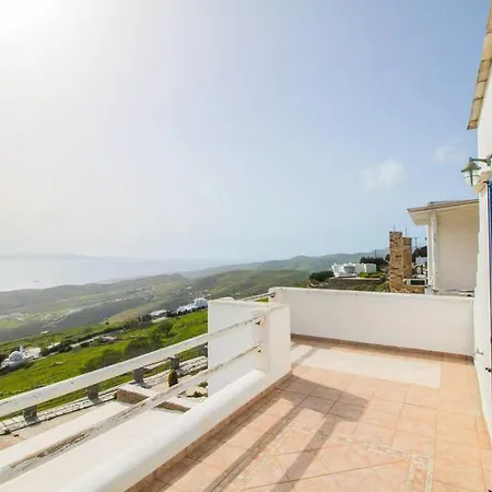 Villa Blue Balcony/skyview In Tinos - 3br In Arnados