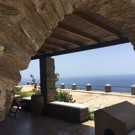 Blue Balcony/skyview In Tinos - 3br In Willa