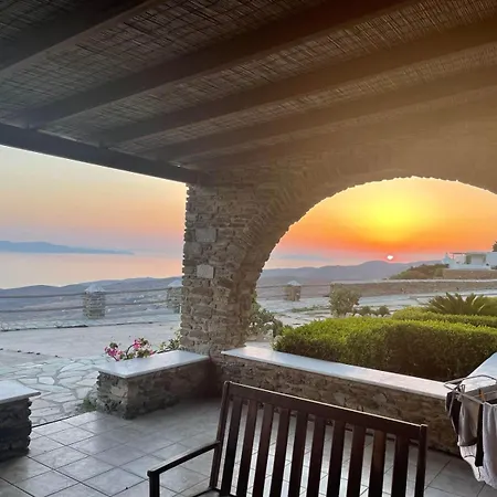 Blue Balcony/skyview In Tinos - 3br In Villa *