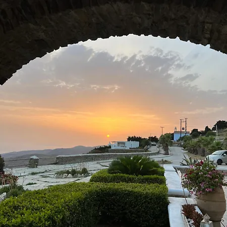 Blue Balcony/skyview In Tinos - 3br In Arnados