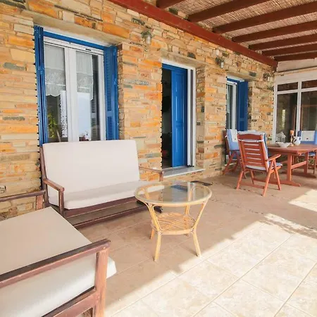 Blue Balcony In Tinos - Home In Arnados *