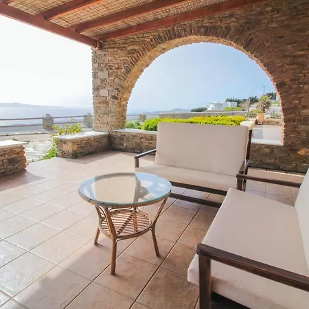 Blue Balcony In Tinos - Home In Arnados *