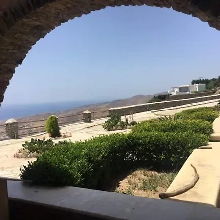 Blue Balcony In Tinos - Home In Arnados Villa Arnados