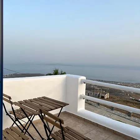 Blue Balcony In Tinos - Home In Arnados Villa *